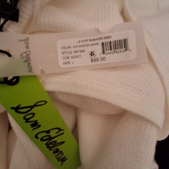 White sweater dress. - Picture 3 of 3